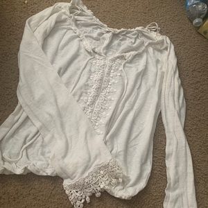 Aeropostale white blouse